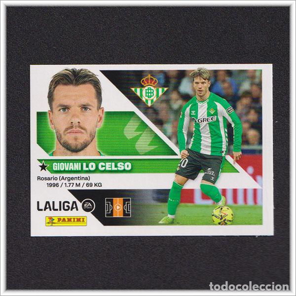 Cromos de f&uacute;tbol: LIGA ESTE 2026 2027 26 27 PANINI LO CELSO 14 BETIS COLECCI&Oacute;N ALBUM 1&ordf; EDICI&Oacute;N