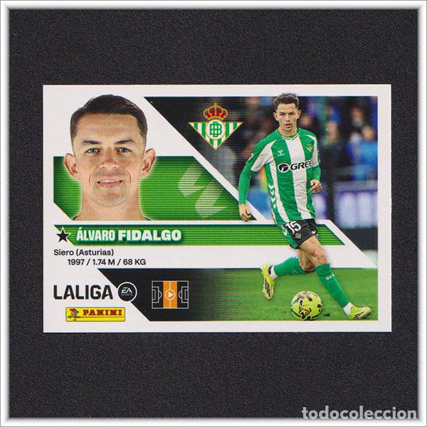 Cromos de f&uacute;tbol: LIGA ESTE 2026 2027 26 27 PANINI FIDALGO 12 BETIS COLECCI&Oacute;N ALBUM 1&ordf; EDICI&Oacute;N