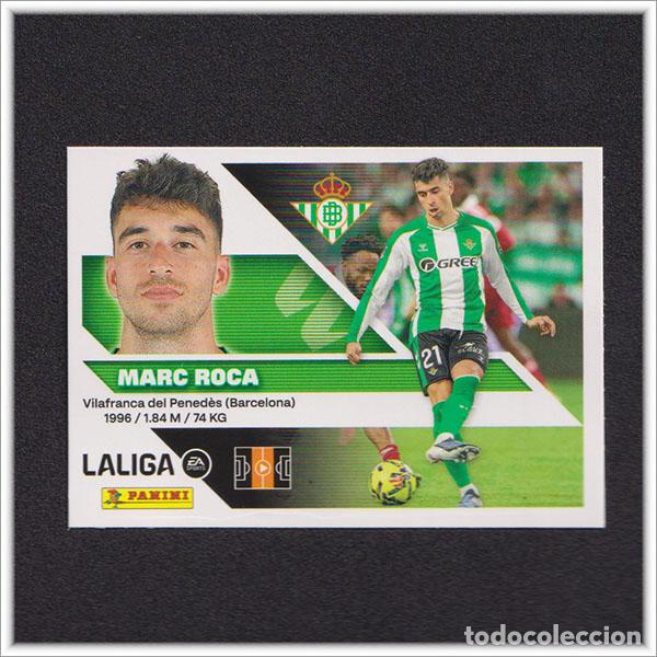 Cromos de f&uacute;tbol: LIGA ESTE 2026 2027 26 27 PANINI MARC ROCA 10 BETIS COLECCI&Oacute;N ALBUM 1&ordf; EDICI&Oacute;N