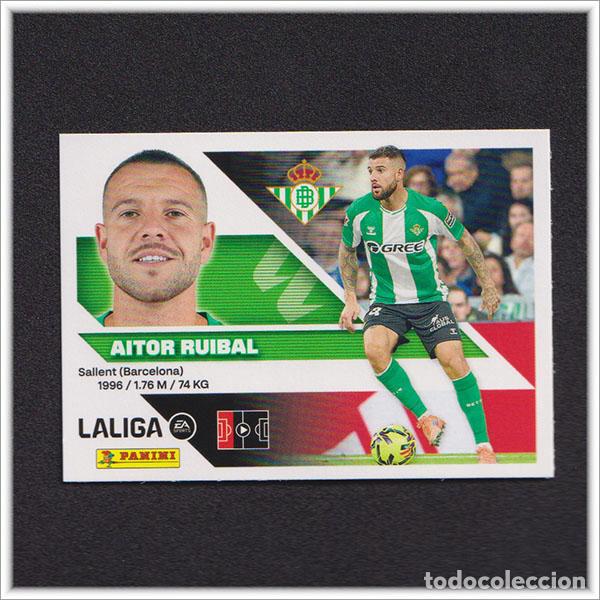 Cromos de f&uacute;tbol: LIGA ESTE 2026 2027 26 27 PANINI AITOR RUIBAL 5A 5 A BETIS COLECCI&Oacute;N ALBUM 1&ordf; EDICI&Oacute;N
