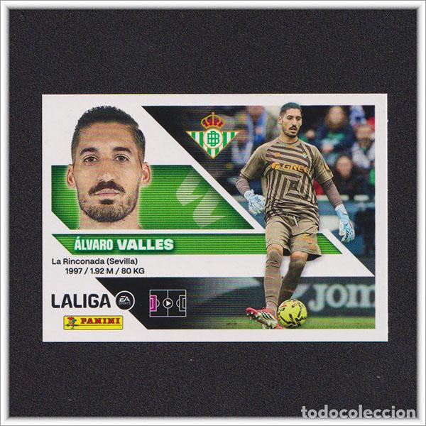 Cromos de f&uacute;tbol: LIGA ESTE 2026 2027 26 27 PANINI VALLES 3 BETIS COLECCI&Oacute;N ALBUM 1&ordf; EDICI&Oacute;N