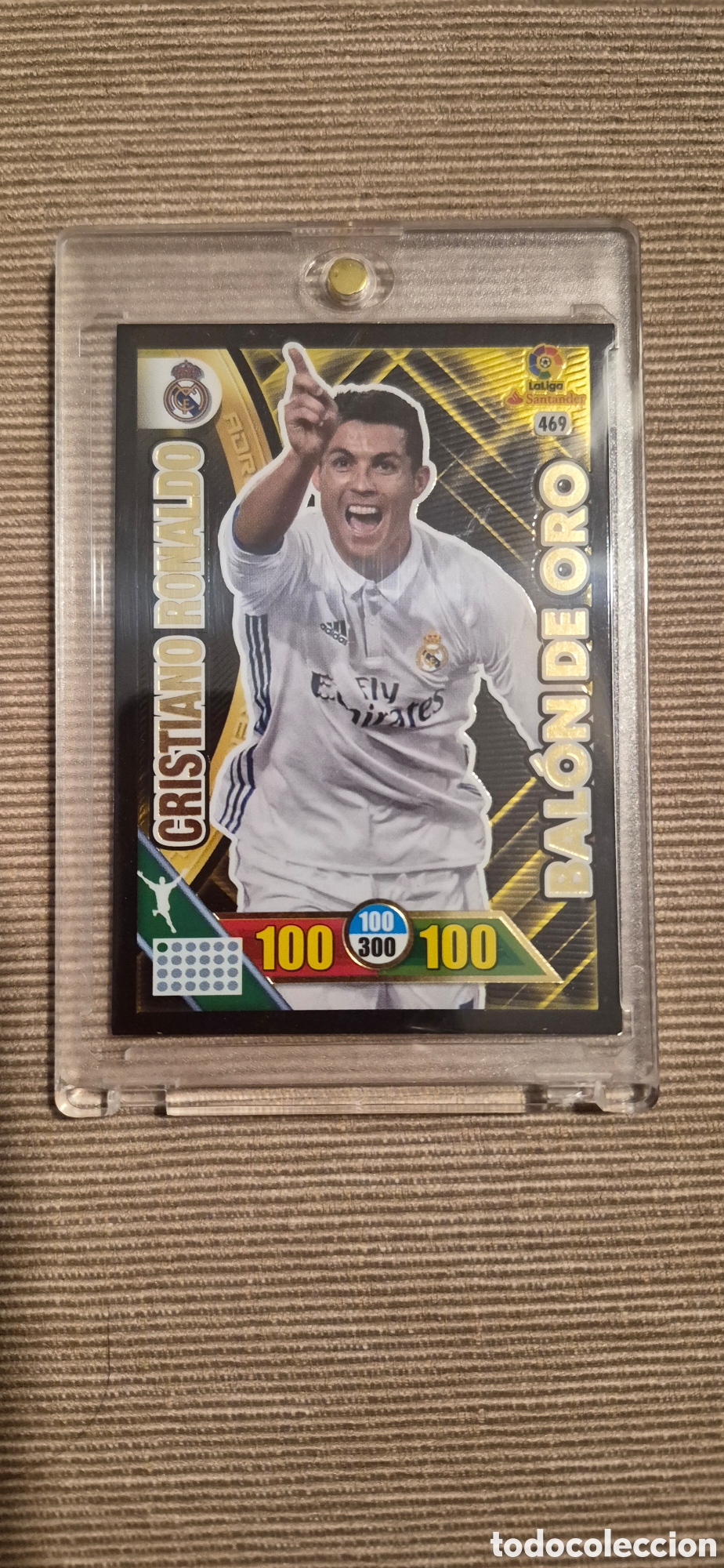 Cromos de f&uacute;tbol: CROMO RONALDO BALON DE ORO