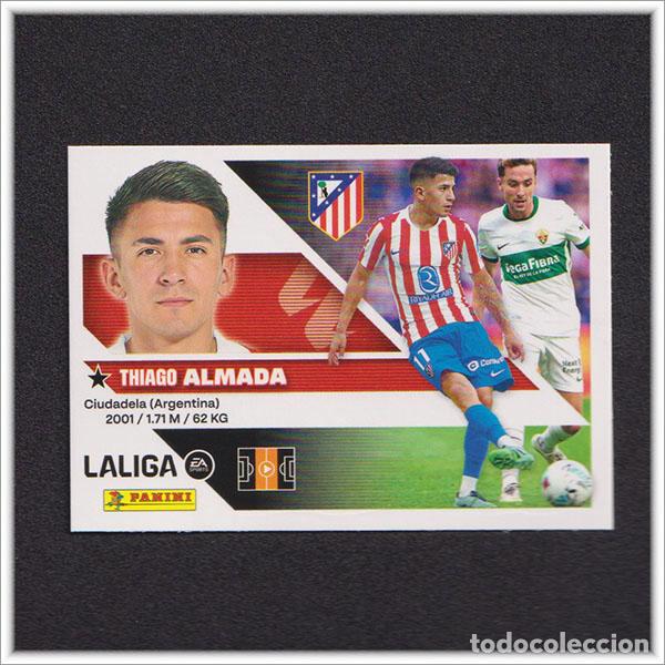 Cromos de f&uacute;tbol: LIGA ESTE 2026 2027 26 27 PANINI THIAGO ALMADA 16 ATL&Eacute;TICO MADRID COLECCI&Oacute;N ALBUM 1&ordf; EDICI&Oacute;N