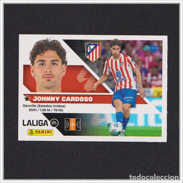 Cromos de f&uacute;tbol: LIGA ESTE 2026 2027 26 27 PANINI JOHNNY CARDOSO 13 ATL&Eacute;TICO MADRID COLECCI&Oacute;N ALBUM 1&ordf; EDICI&Oacute;N