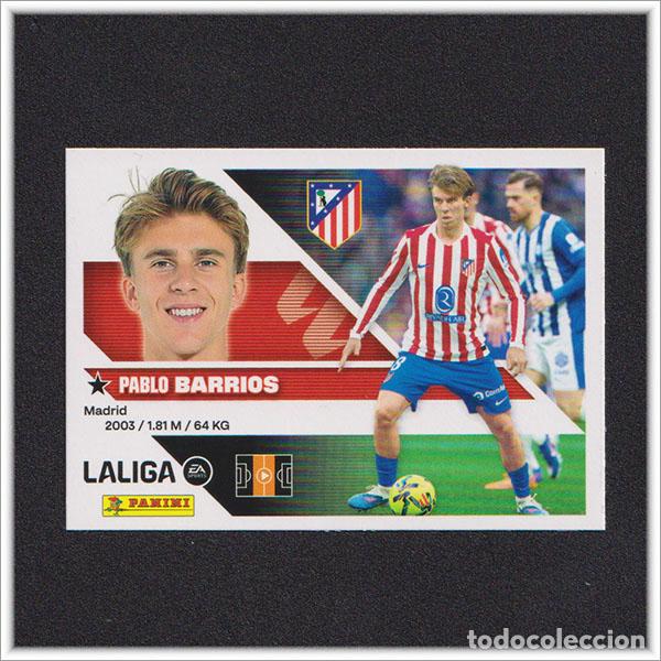 Cromos de f&uacute;tbol: LIGA ESTE 2026 2027 26 27 PANINI PABLO BARRIOS 12 ATL&Eacute;TICO MADRID COLECCI&Oacute;N ALBUM 1&ordf; EDICI&Oacute;N