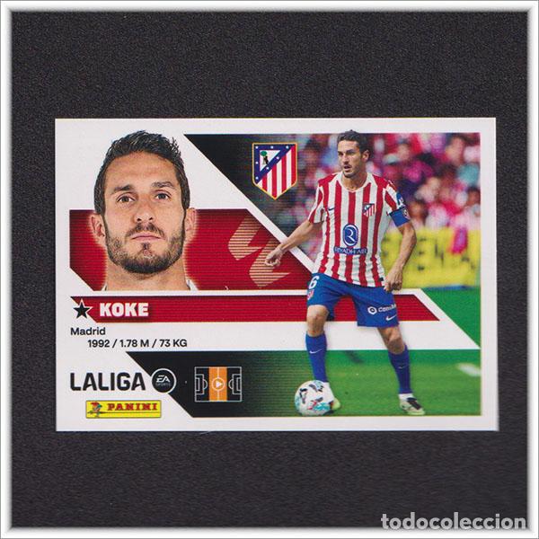 Cromos de f&uacute;tbol: LIGA ESTE 2026 2027 26 27 PANINI KOKE 11 ATL&Eacute;TICO MADRID COLECCI&Oacute;N ALBUM 1&ordf; EDICI&Oacute;N