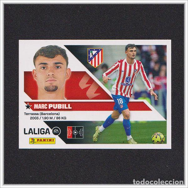 Cromos de f&uacute;tbol: LIGA ESTE 2026 2027 26 27 PANINI PUBILL 7 ATL&Eacute;TICO MADRID COLECCI&Oacute;N ALBUM 1&ordf; EDICI&Oacute;N