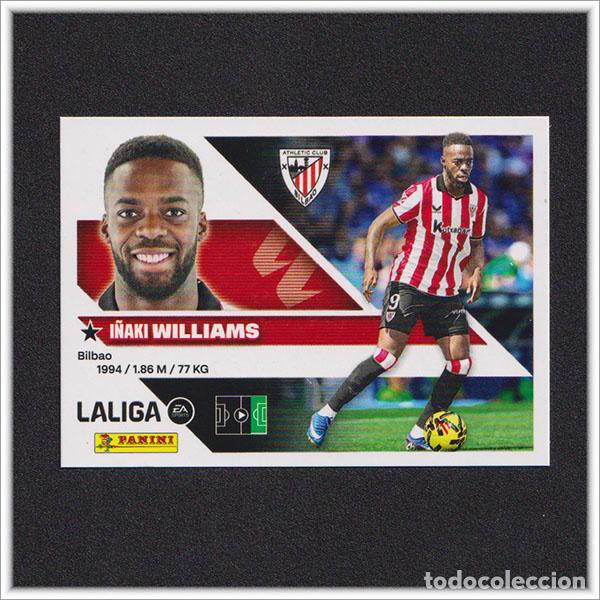 Cromos de f&uacute;tbol: LIGA ESTE 2026 2027 26 27 PANINI WILLIAMS 19 ATHLETIC BILBAO COLECCI&Oacute;N ALBUM 1&ordf; EDICI&Oacute;N