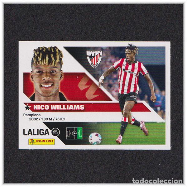 Cromos de f&uacute;tbol: LIGA ESTE 2026 2027 26 27 PANINI NICO WILLIAMS 18 ATHLETIC BILBAO COLECCI&Oacute;N ALBUM 1&ordf; EDICI&Oacute;N