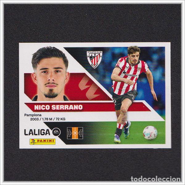 Cromos de f&uacute;tbol: LIGA ESTE 2026 2027 26 27 PANINI NICO SERRANO 15 ATHLETIC BILBAO COLECCI&Oacute;N ALBUM 1&ordf; EDICI&Oacute;N