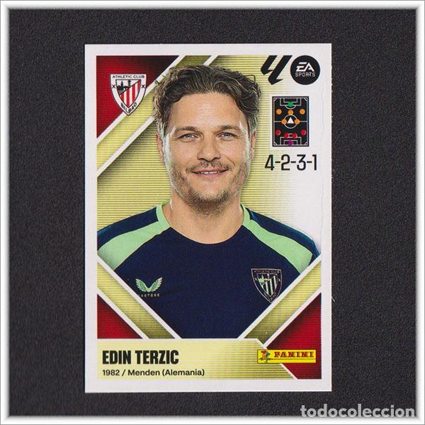 Cromos de f&uacute;tbol: LIGA ESTE 2026 2027 26 27 PANINI EDIN TERZIC 2 ATHLETIC BILBAO COLECCI&Oacute;N ALBUM 1&ordf; EDICI&Oacute;N