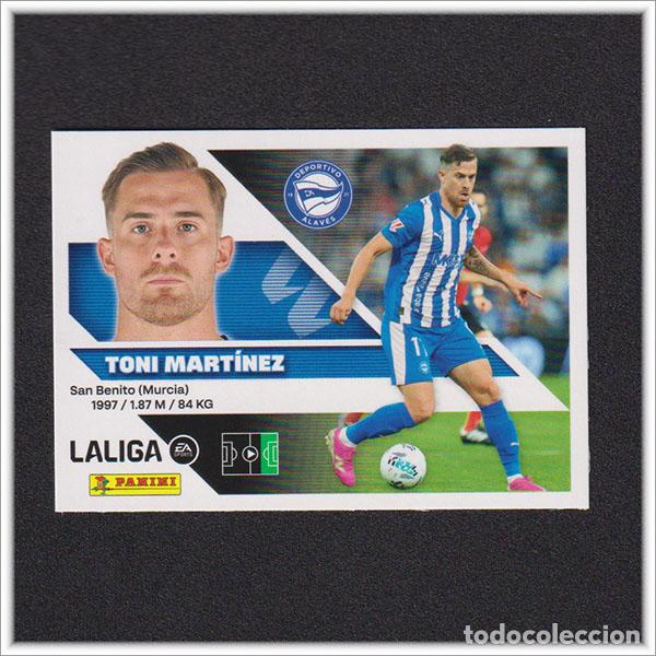 Cromos de f&uacute;tbol: LIGA ESTE 2026 2027 26 27 PANINI TONI MART&Iacute;NEZ 19 ALAV&Eacute;S COLECCI&Oacute;N ALBUM 1&ordf; EDICI&Oacute;N