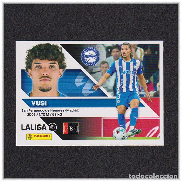 Cromos de f&uacute;tbol: LIGA ESTE 2026 2027 26 27 PANINI YUSI 9 ALAV&Eacute;S COLECCI&Oacute;N ALBUM 1&ordf; EDICI&Oacute;N