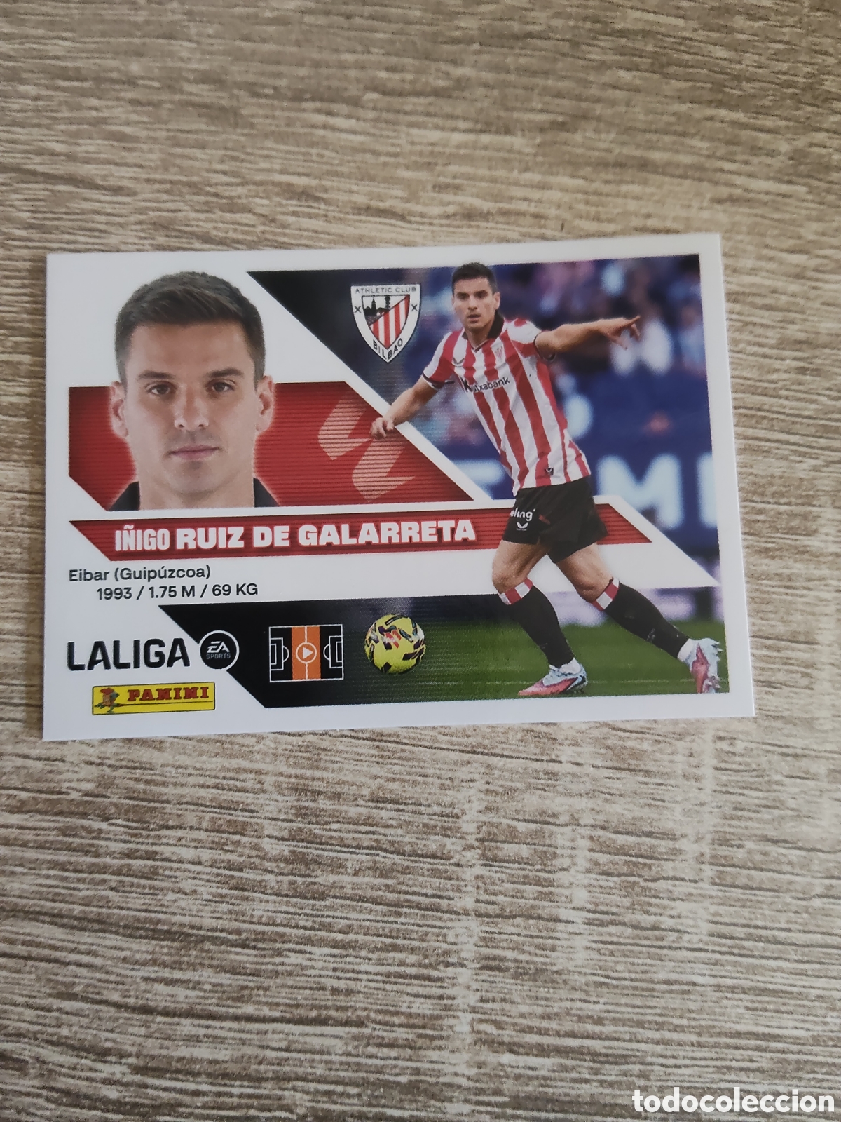 Cromos de f&uacute;tbol: Ruiz de Galarreta Athletic de Bilbao liga 2026 2027 26 27 ediciones este