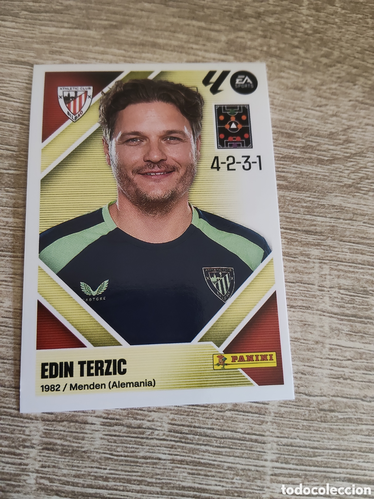 Cromos de f&uacute;tbol: Edin Terzic Athletic de Bilbao liga 2026 2027 26 27 ediciones este