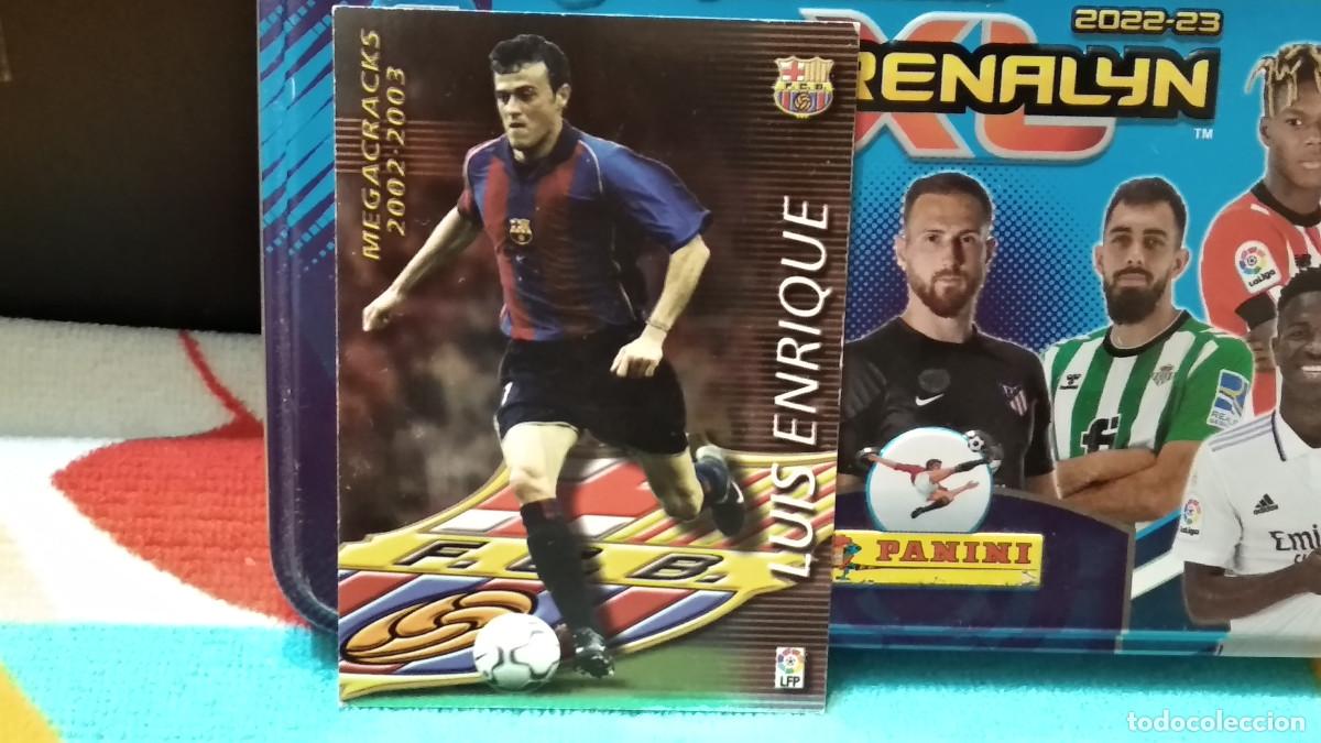 Cromos de f&uacute;tbol: 369 LUIS ENRIQUE MEGACRACKS - F.C. BARCELONA LIGA 2002 2003 02 03 MEGAFICHAS PANINI