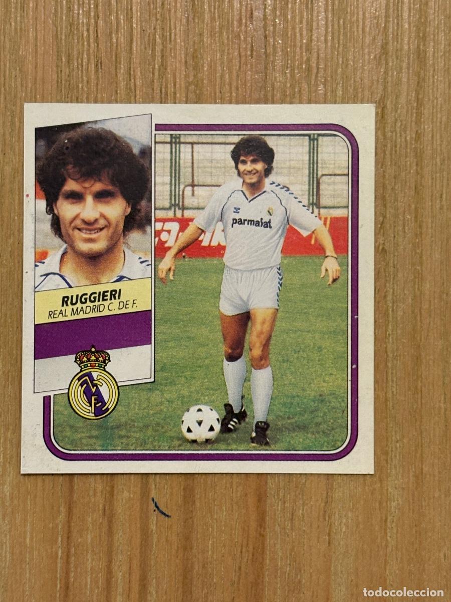 Cromos de f&uacute;tbol: 37. CROMO ESTE 1989-90 89-90 BAJA RUGGIERI REAL MADRID RECUPERADO DESPEGADO