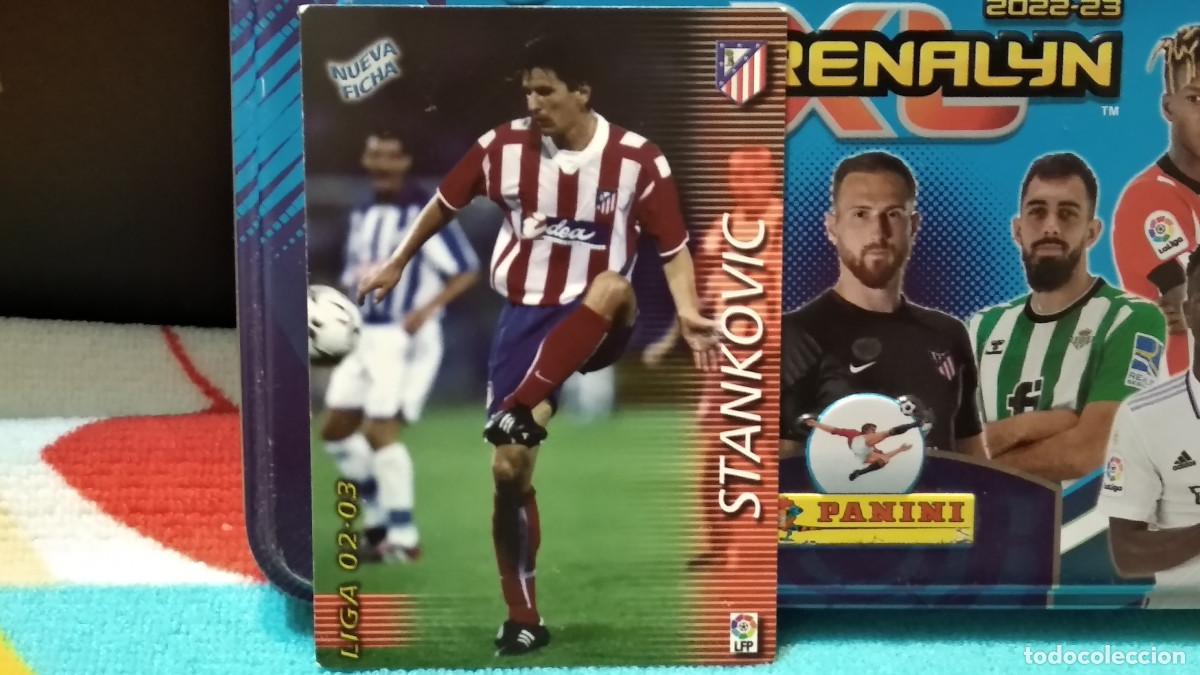 Cromos de f&uacute;tbol: 46 BIS STANKOVIC - ATLETICO MADRID NUEVA FICHA LIGA 2002 2003 02 03 MEGAFICHAS PANINI