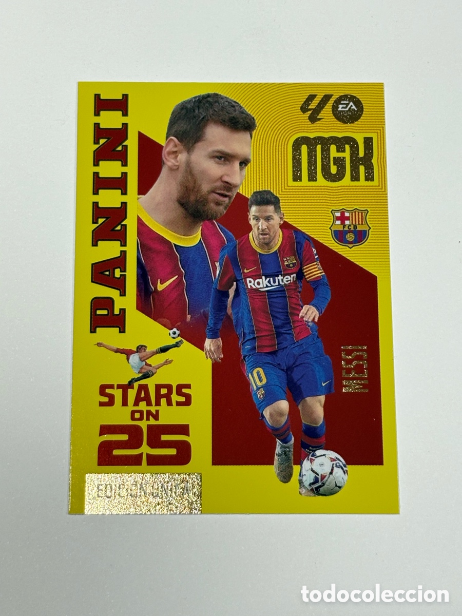 Cromos de f&uacute;tbol: Lionel Messi 440 Stars On 25 Megacracks 26 27 2026 2027 Panini Edici&oacute;n &Uacute;nica