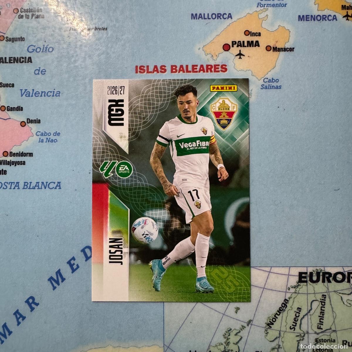 Cromos de f&uacute;tbol: Josan N&uacute;mero 157 del Elche megacracks 26-27 2026-2027