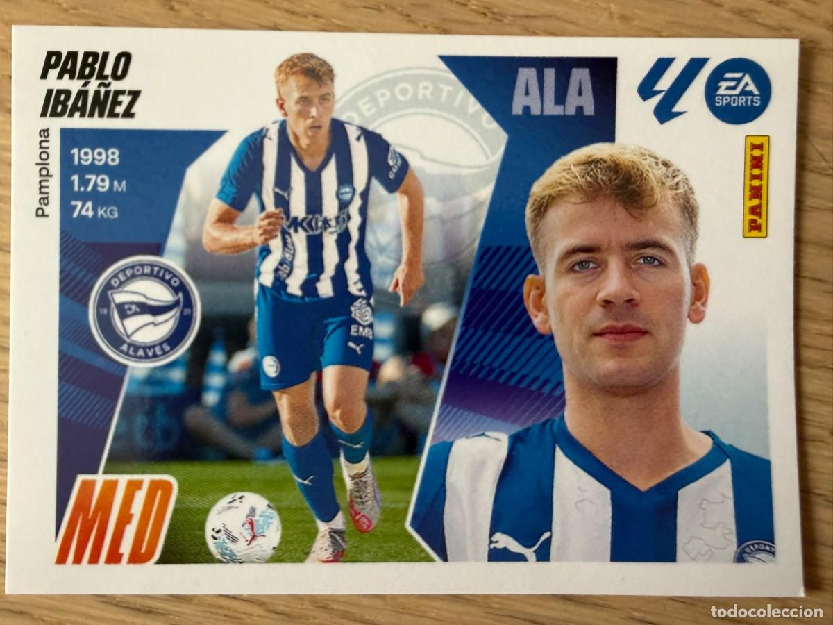 Cromos de f&uacute;tbol: FICHAJE 3 PABLO IBA&Ntilde;EZ ALAVES 25 26 2025 2026 LIGA EA SPORTS COLECCIONES ESTE SIN PEGAR
