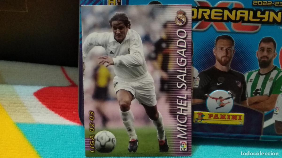 Cromos de f&uacute;tbol: 148 MICHEL SALGADO - REAL MADRID LIGA 2002 2003 02 03 MEGAFICHAS PANINI