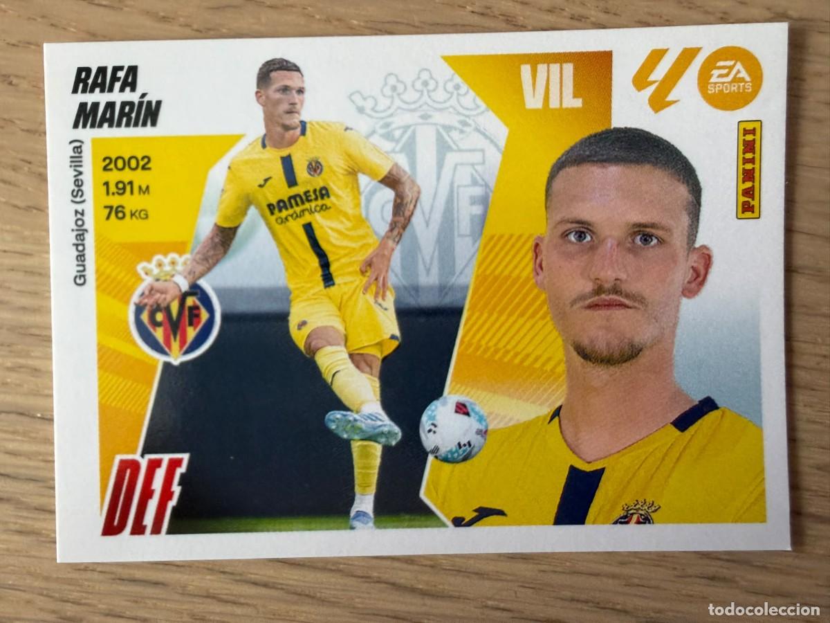 Cromos de f&uacute;tbol: FICHAJE 5 RAFA MARIN VILLARREAL 25 26 2025 2026 LIGA EA SPORTS COLECCIONES ESTE SIN PEGAR