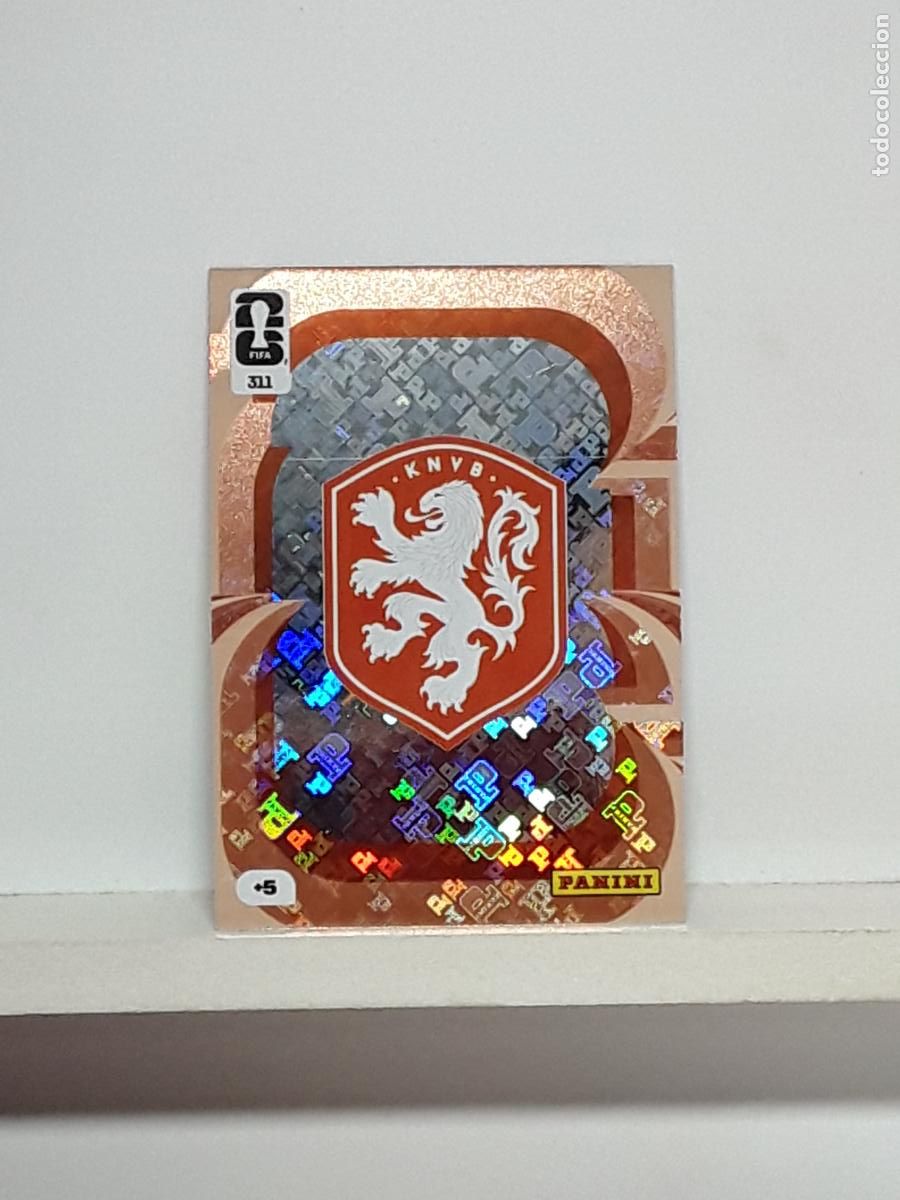 Cromos de f&uacute;tbol: ADRENALYN MUNDIAL 2026 WORLD CUP 26 ALBUM PANINI N 311 NEDERLAND ESCUDO LOGO