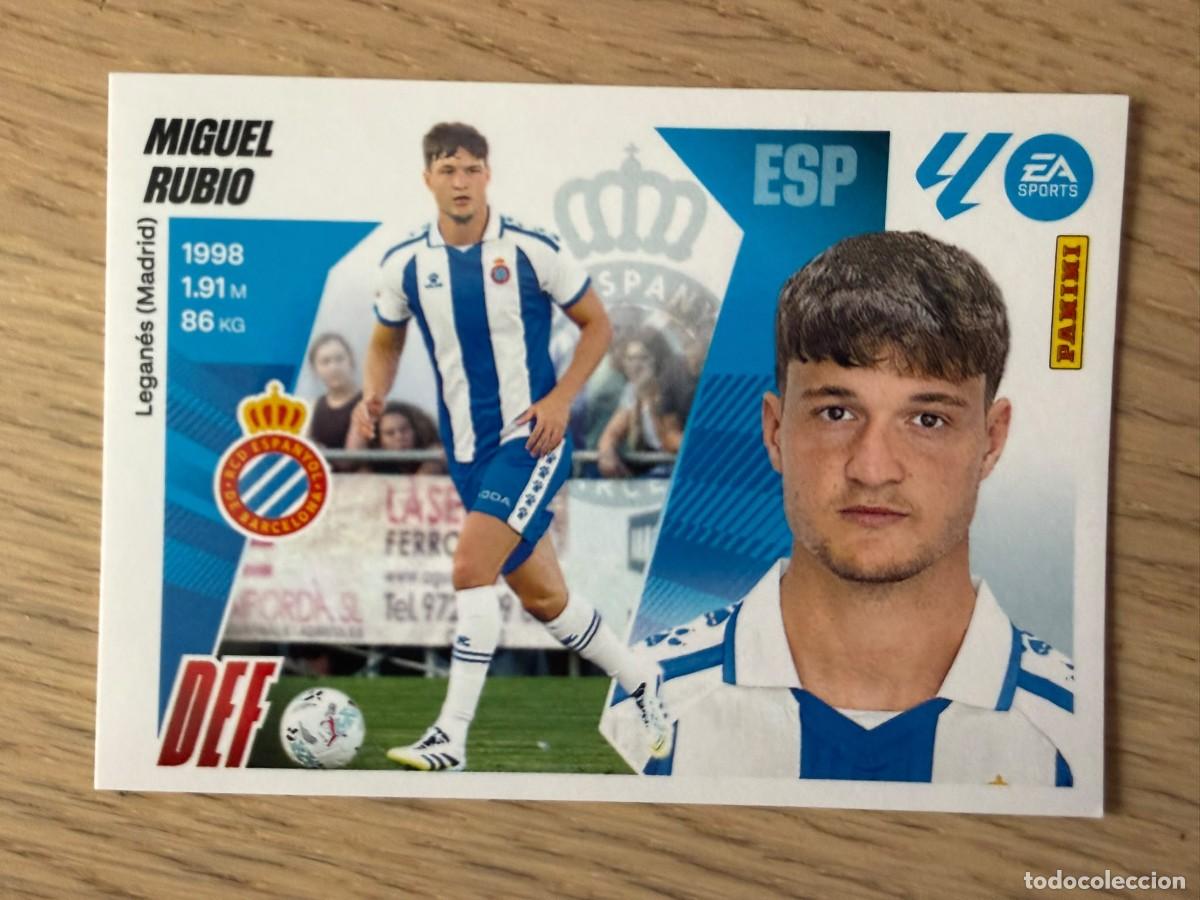 Cromos de f&uacute;tbol: FICHAJE 7 MIGUEL RUBIO ESPANYOL 25 26 2025 2026 LIGA EA SPORTS COLECCIONES ESTE SIN PEGAR