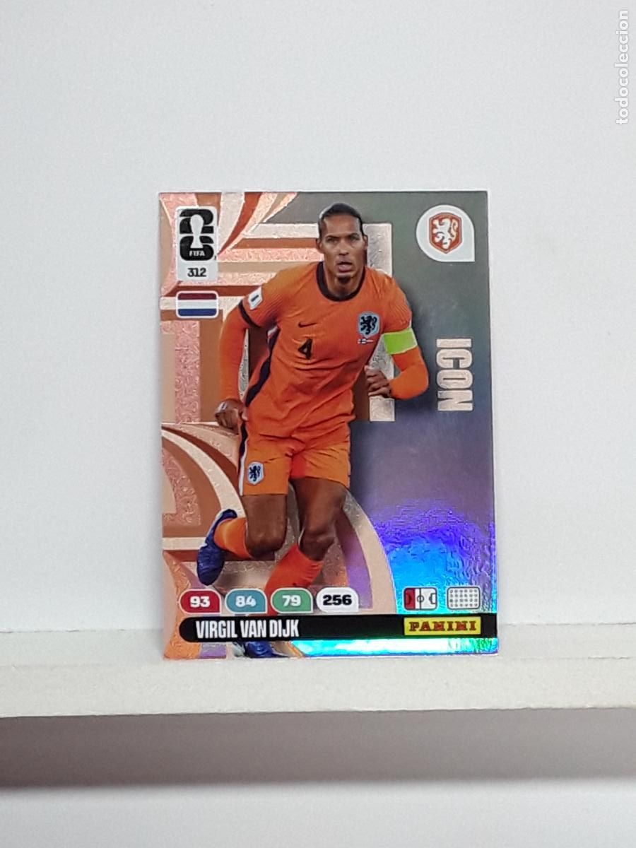 Cromos de f&uacute;tbol: ADRENALYN MUNDIAL 2026 WORLD CUP 26 ALBUM PANINI N 312 NEDERLAND VIRGIL VAN DIJK