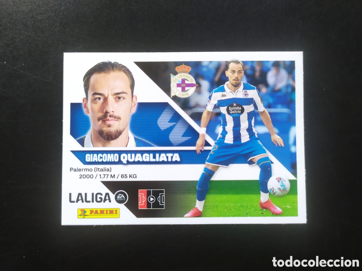 Cromos de f&uacute;tbol: Liga este 2026 2027 26 27 panini Quagliata n&deg; 10 Deportivo Coru&ntilde;a