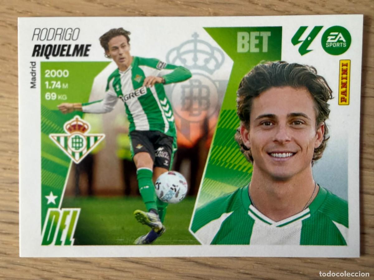 Cromos de f&uacute;tbol: FICHAJE 10 RIQUELME REAL BETIS 25 26 2025 2026 LIGA EA SPORTS COLECCIONES ESTE SIN PEGAR