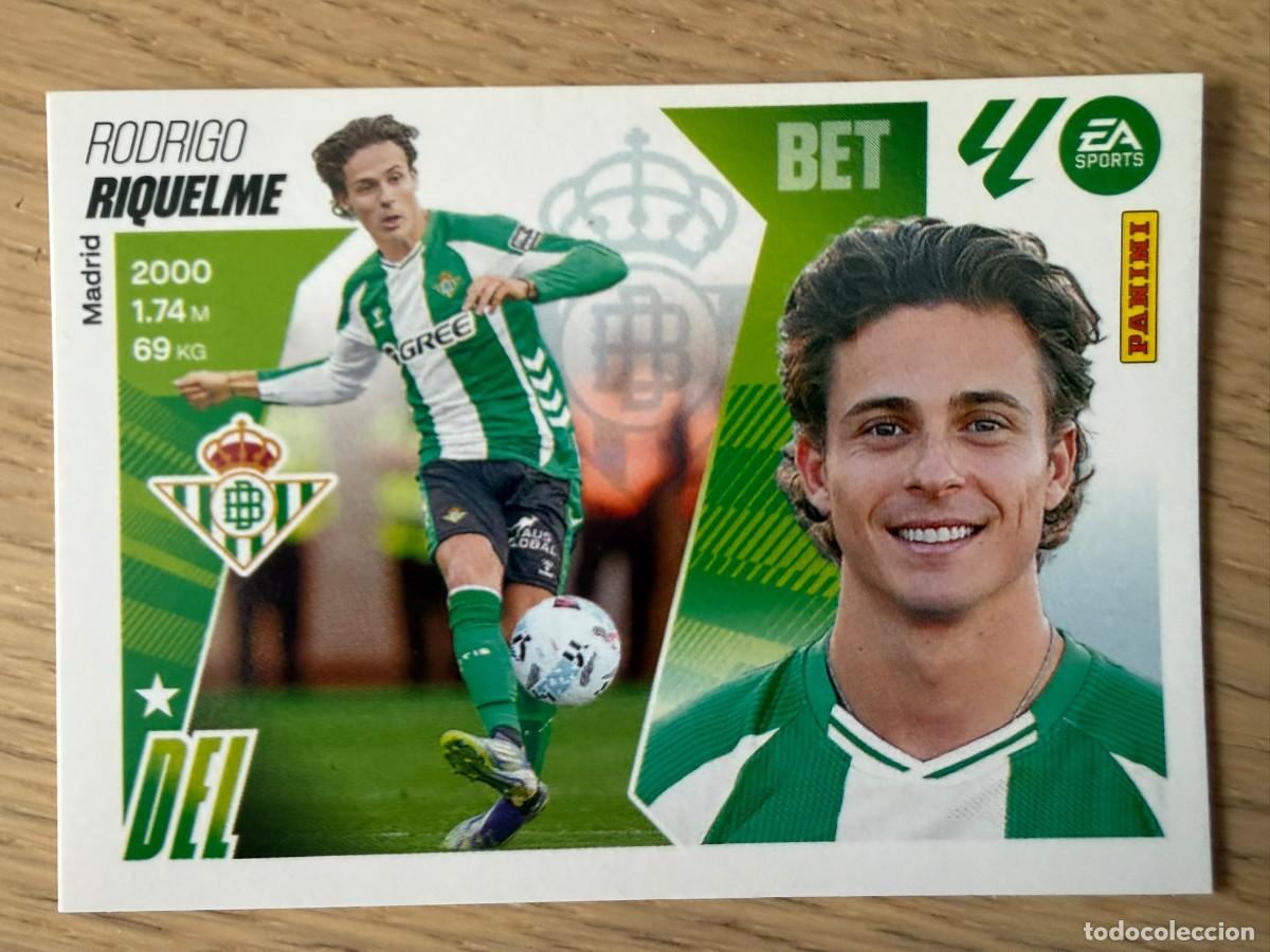 Cromos de f&uacute;tbol: FICHAJE 10 RIQUELME REAL BETIS 25 26 2025 2026 LIGA EA SPORTS COLECCIONES ESTE SIN PEGAR
