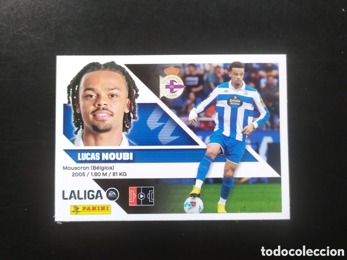 Cromos de f&uacute;tbol: Liga este 2026 2027 26 27 panini Noubi n&deg; 7 Deportivo Coru&ntilde;a