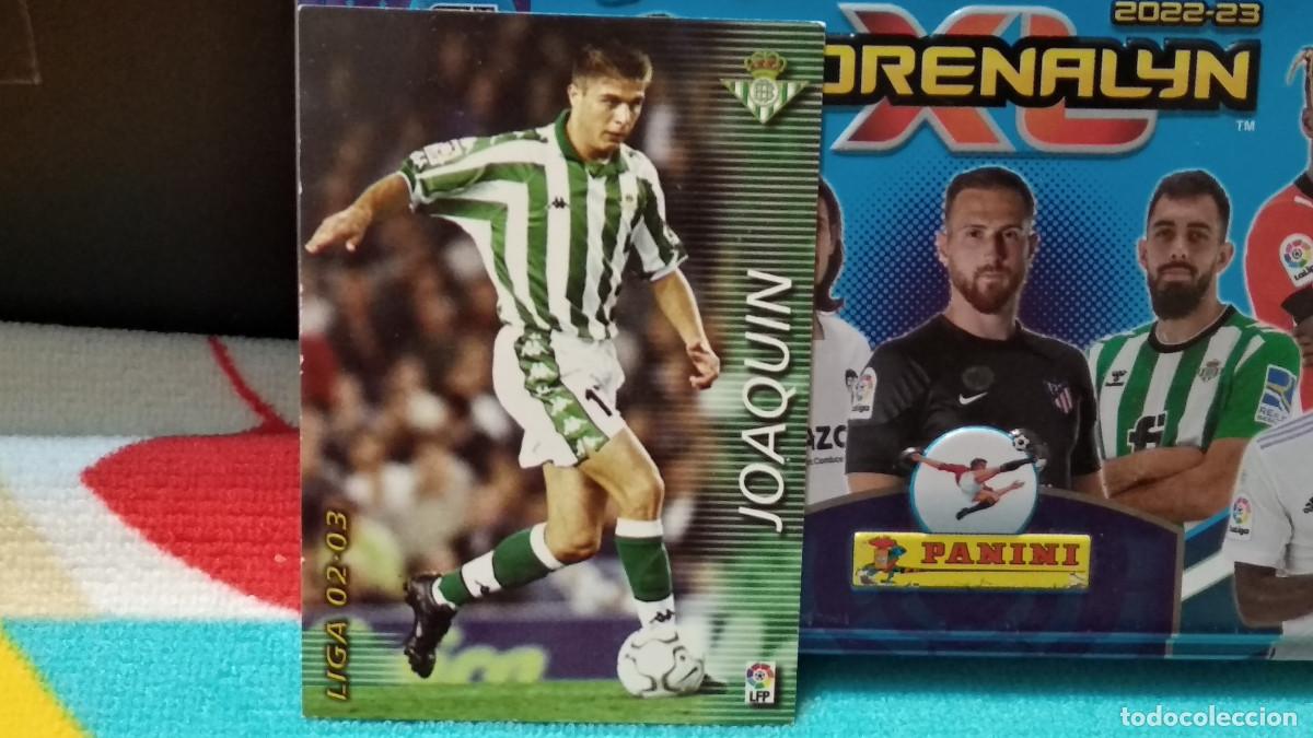 Cromos de f&uacute;tbol: 85 JOAQUIN - REAL BETIS LIGA 2002 2003 02 03 MEGAFICHAS PANINI