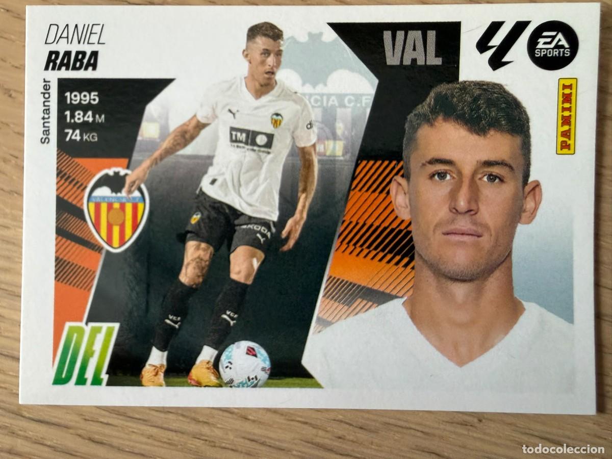 Cromos de f&uacute;tbol: FICHAJE 11 RABA VALENCIA 25 26 2025 2026 LIGA EA SPORTS COLECCIONES ESTE SIN PEGAR