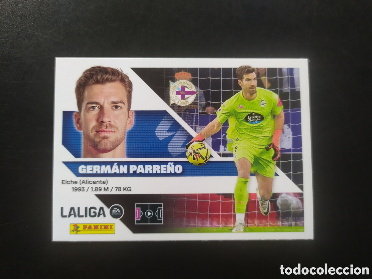 Cromos de f&uacute;tbol: Liga este 2026 2027 26 27 panini Germ&aacute;n Parre&ntilde;o n&deg; 4 Deportivo Coru&ntilde;a