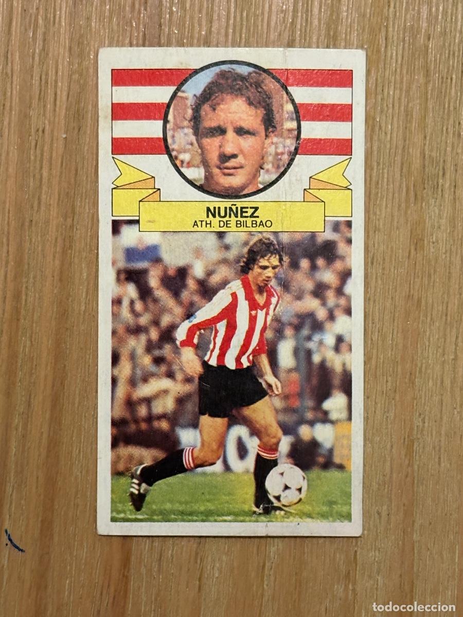 Cromos de f&uacute;tbol: 37. CROMO 1985-86 LIGA ESTE 85-86 NU&Ntilde;EZ ATHLETIC DE BILBAO SIN PEGAR