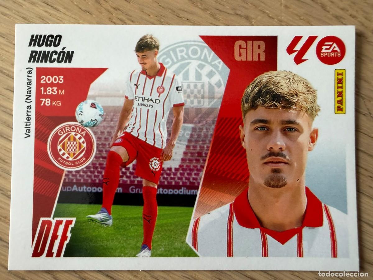 Cromos de f&uacute;tbol: FICHAJE 13 HUGO RINCON GIRONA 25 26 2025 2026 LIGA EA SPORTS COLECCIONES ESTE SIN PEGAR