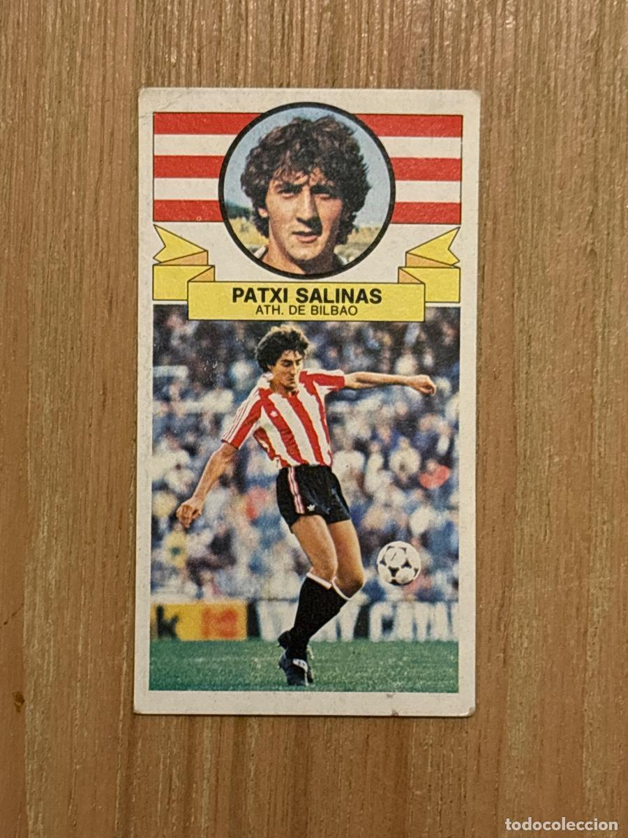 Cromos de f&uacute;tbol: 37. CROMO 1985-86 LIGA ESTE 85-86 PATXI SALINAS ATHLETIC DE BILBAO SIN PEGAR