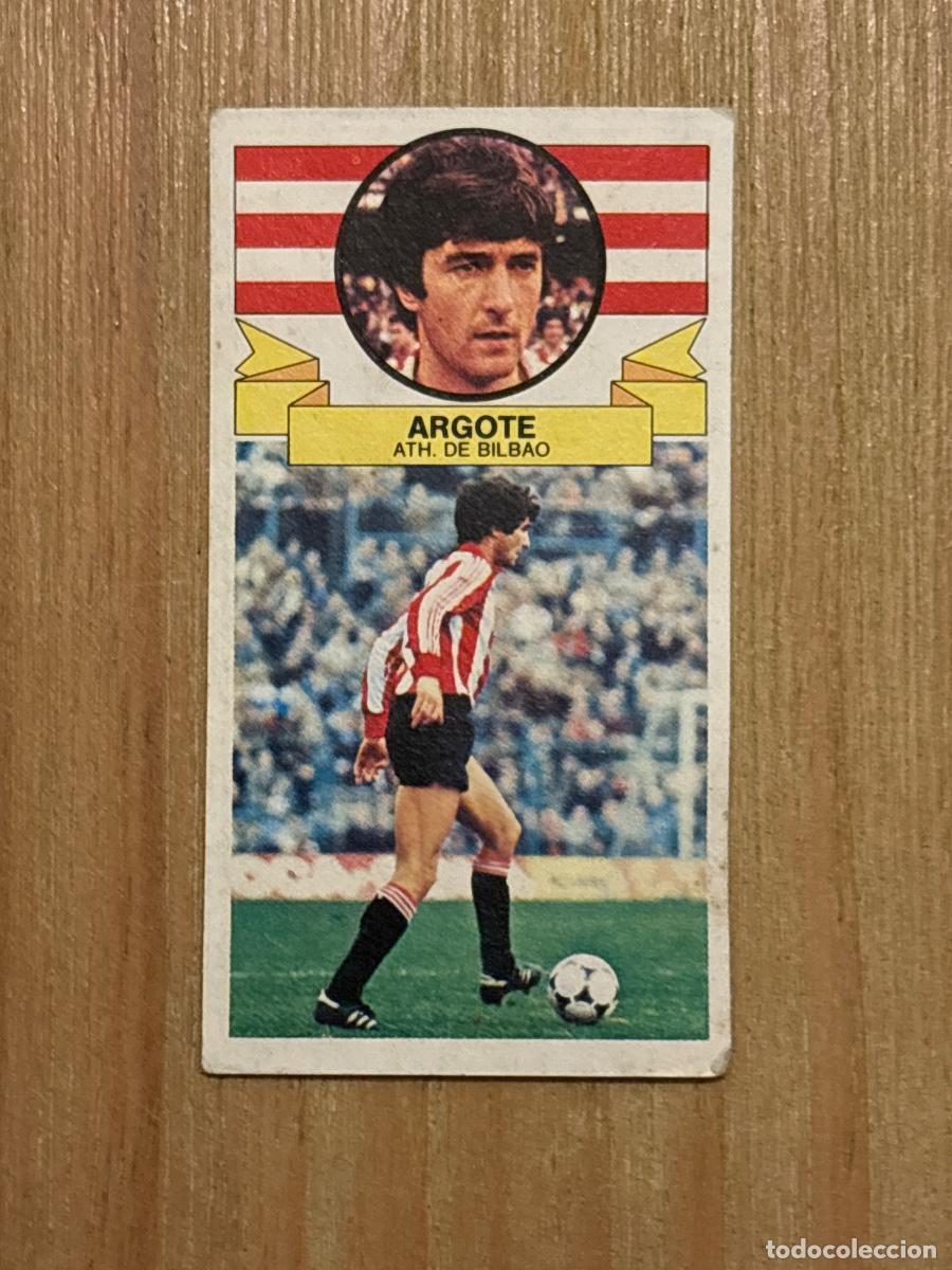 Cromos de f&uacute;tbol: 37. CROMO 1985-86 LIGA ESTE 85-86 ARGOTE ATHLETIC DE BILBAO SIN PEGAR