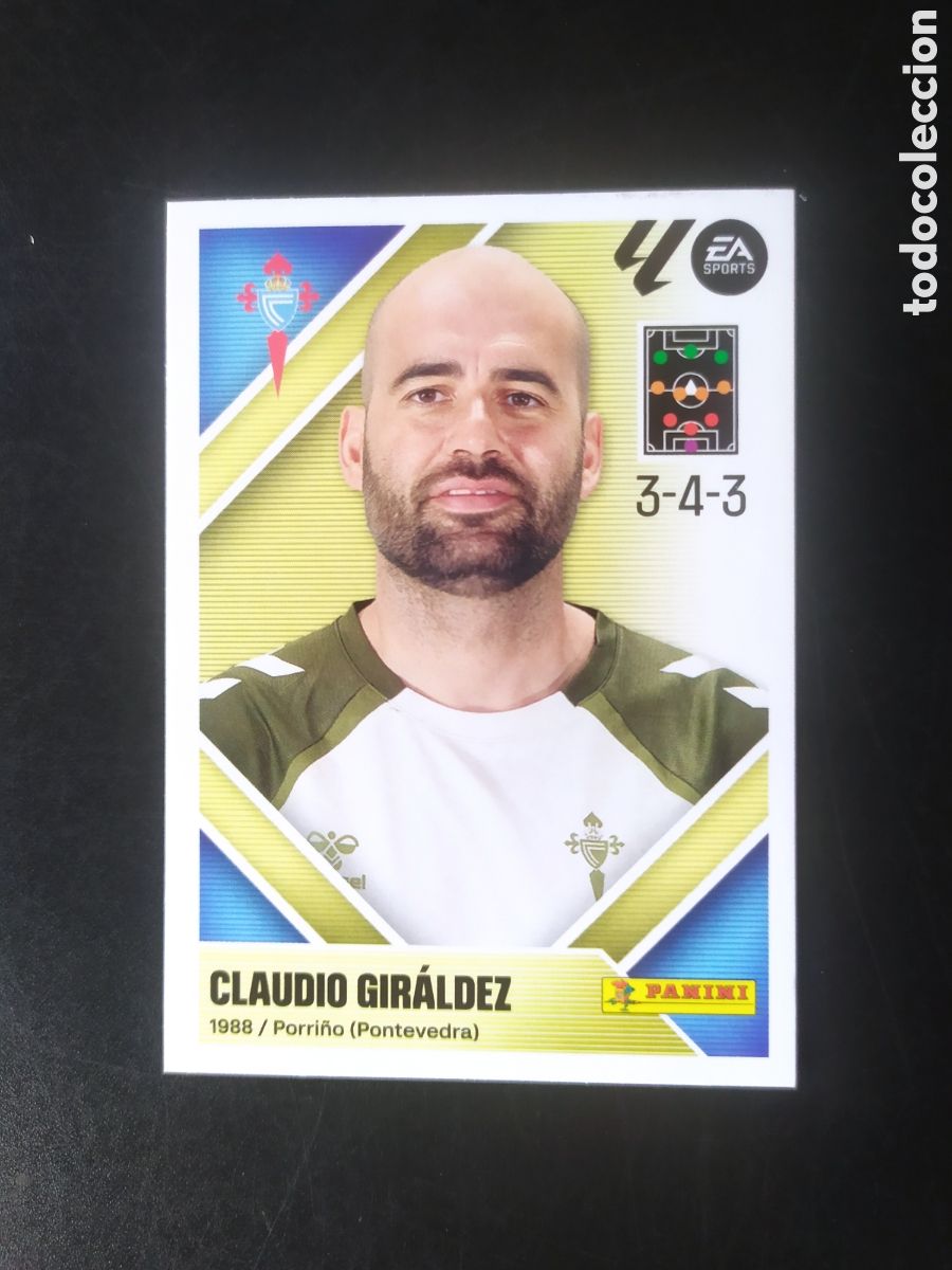 Cromos de f&uacute;tbol: Liga este 2026 2027 26 27 panini Claudio Giraldez n&deg; 2 Celta Vigo