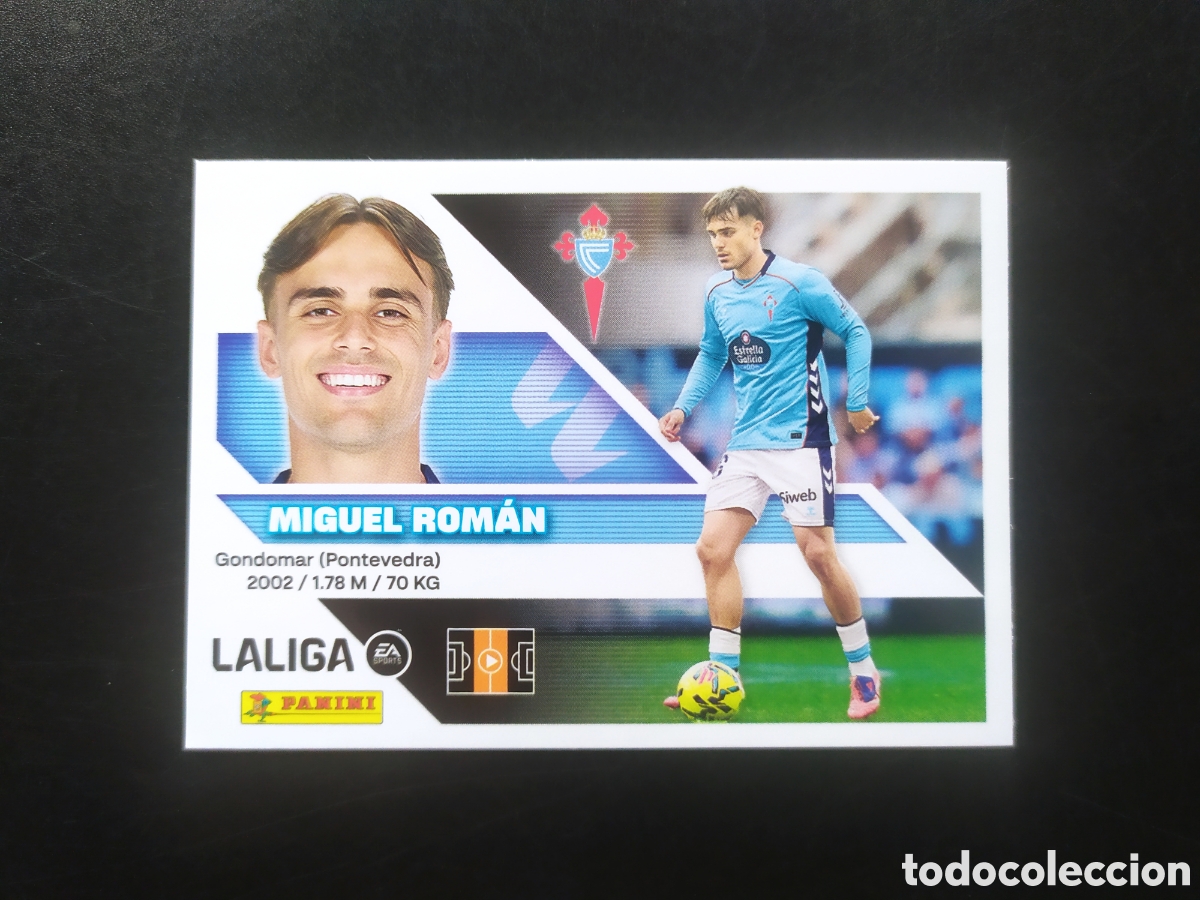 Cromos de f&uacute;tbol: Liga este 2026 2027 26 27 panini Miguel Rom&aacute;n n&deg; 12 Celta Vigo