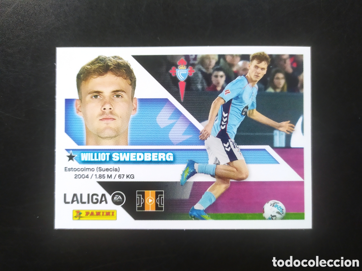 Cromos de f&uacute;tbol: Liga este 2026 2027 26 27 panini Swedberg n&deg; 16 Celta Vigo