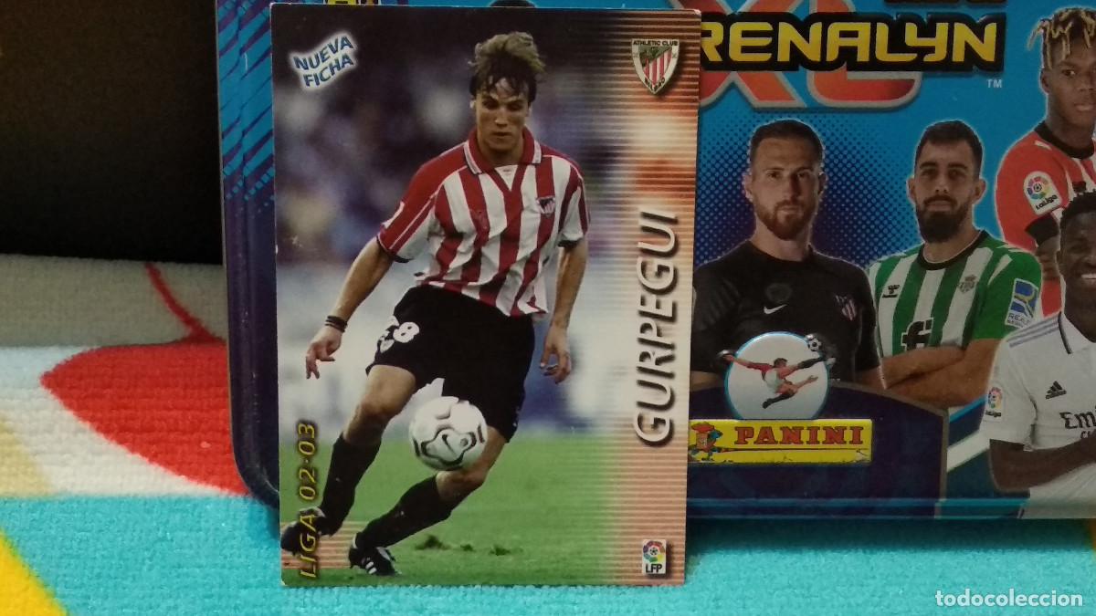 Cromos de f&uacute;tbol: 30 BIS GURPEGUI - ATHLETIC DE BILBAO NUEVA FICHA LIGA 2002 2003 02 03 MEGAFICHAS PANINI