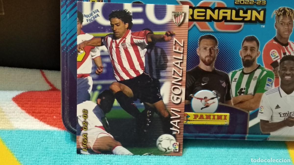 Cromos de f&uacute;tbol: 31 BIS JAVI GONZALEZ - ATHLETIC DE BILBAO NUEVA FICHA LIGA 2002 2003 02 03 MEGAFICHAS PANINI