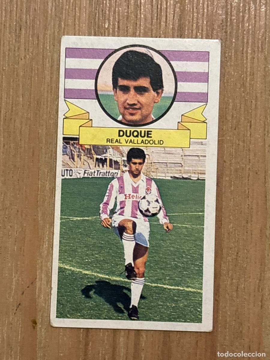 Figurine di Calcio: 37. CROMO 1985-86 LIGA ESTE 85-86 DUQUE REAL VALLADOLID SIN PEGAR