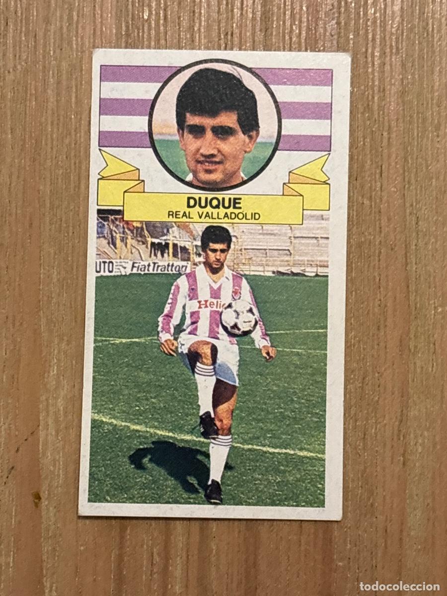 Figurine di Calcio: 37. CROMO 1985-86 LIGA ESTE 85-86 DUQUE REAL VALLADOLID SIN PEGAR