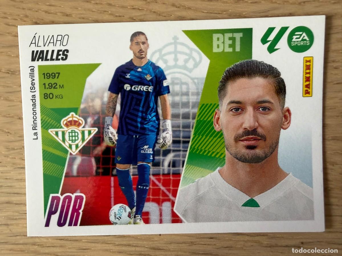 Figurine di Calcio: FICHAJE 21 VALLES REAL BETIS 25 26 2025 2026 LIGA EA SPORTS COLECCIONES ESTE SIN PEGAR