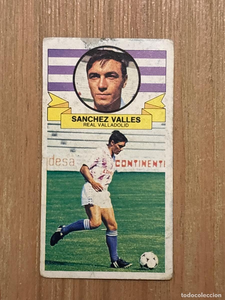 Figurine di Calcio: 37. CROMO 1985-86 LIGA ESTE 85-86 SANCHEZ VALLES REAL VALLADOLID SIN PEGAR
